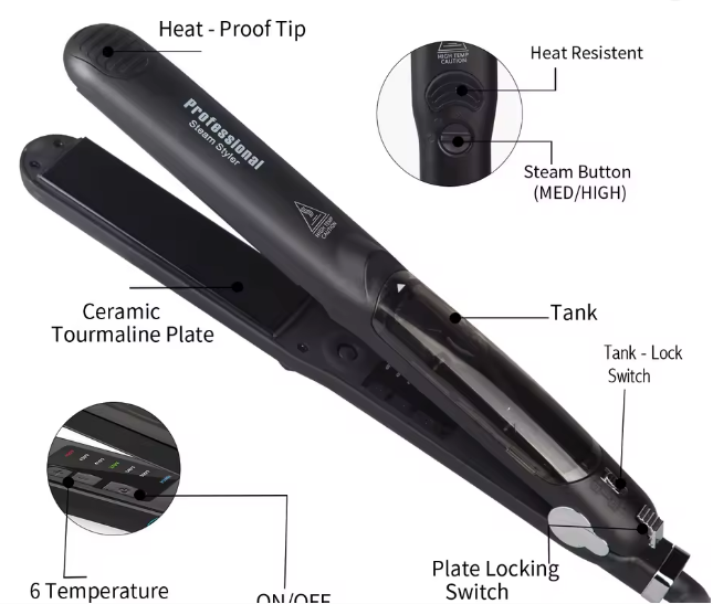 Absolute Straight Hair Straightener- Bellory Beauty